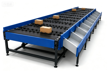 Adjustable Sorting Speed Servo Driven Wheel Sorter for Parcel Handling Automation