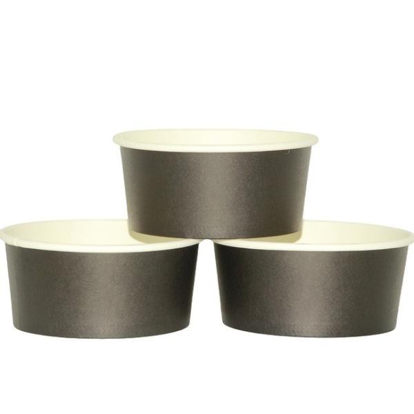 Durable PE Coating Compostable Soup Cups Disposable Paper Soup Cups