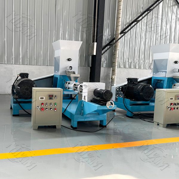 500kg/h fish feed pellet machine fish feed pelleting machine floating fish feed pellet machine wet pet food production line for low price