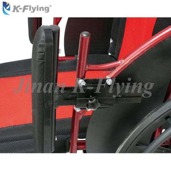 Aluminum Medical Rehabilitation Equipment Walking Assist Folding Manual Wheelchair