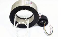 Anel deslizante de carretel de cabo da escova de carbono 1000 VAC com alojamento de aço inoxidável