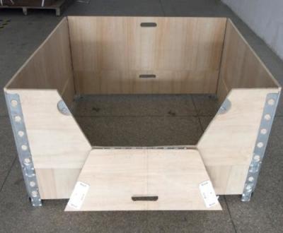 Recyclable Wooden Crate Box Foldable Coaming Box Durable Surrounding Hoarding Box