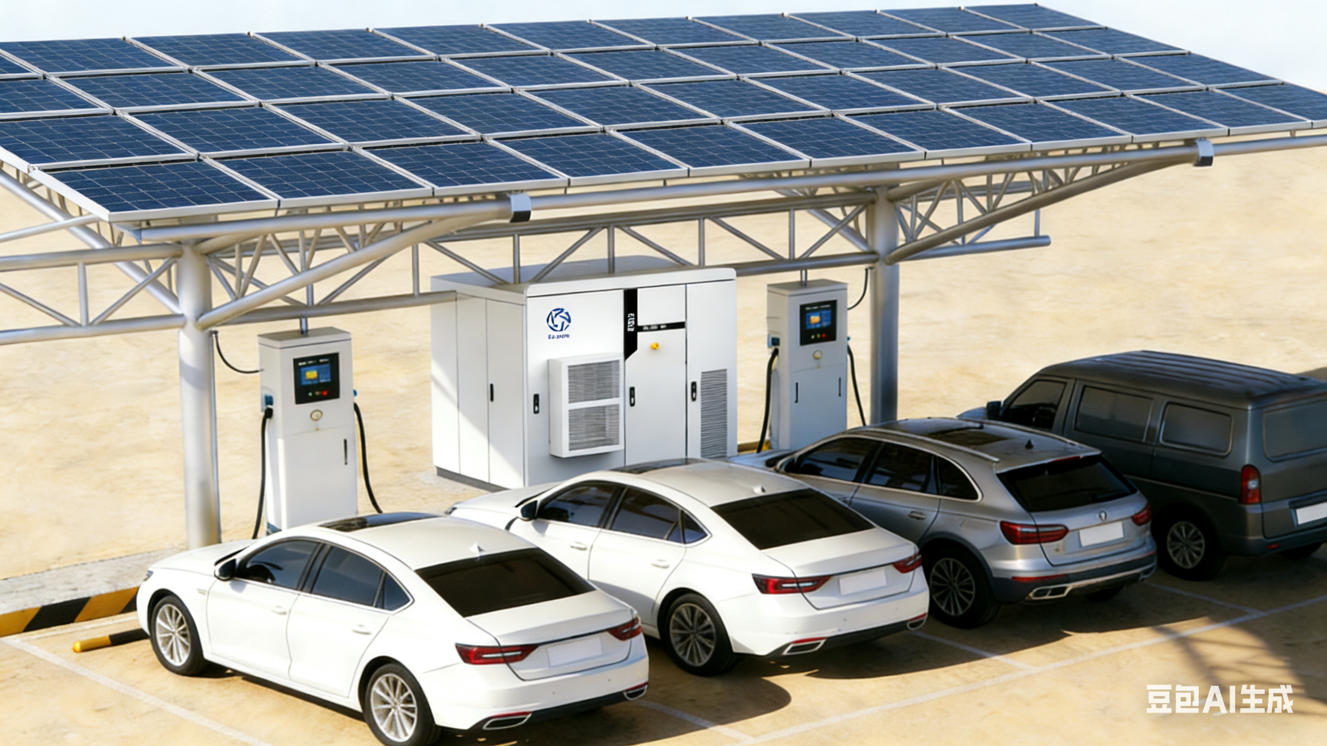Battery powered 80KW Charger with 241KWh BESS