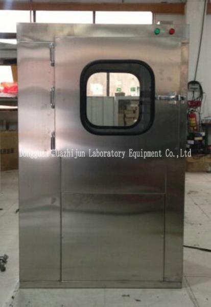 Surable Metal Air Shower Pass Box Buzzers Intercoms Available For Cleanroom