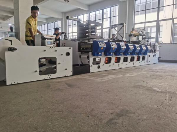 Flexible packaging High Speed Flexo Printing Machine 2 Color 420mm