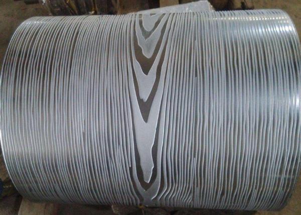Heavy Duty Steel Embossing Rollers / Paper Metal Leather Embossing Roller