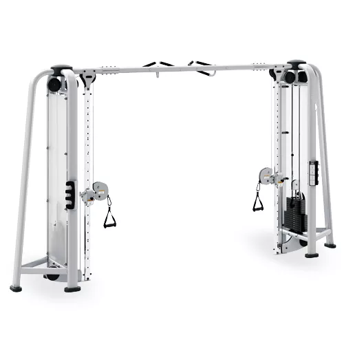 Multi-functional Training Rack Cable Crossover Fitness Machine with 80kg*2 Weight Stack
