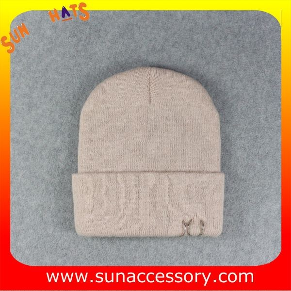 AK17016 Sun customized acrylic fashion promotion advertising beanie cap, logo can be sewing on the cap