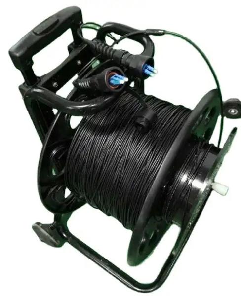 15M-DLC-2FC FTTA CPRI Fiber Optic LC Cable , Outdoor Armored Fiber Optic Patch Cables