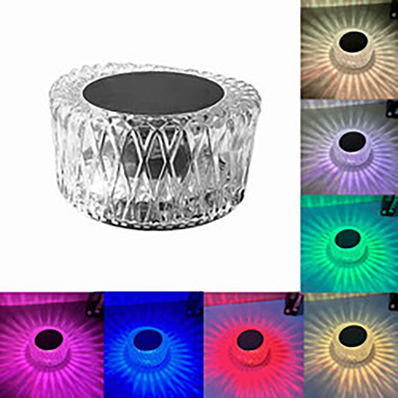 Лампы ухода за больным RGB SJD 04 небольшие Кристл затемняя свет ночи для домашней Адвокатуры