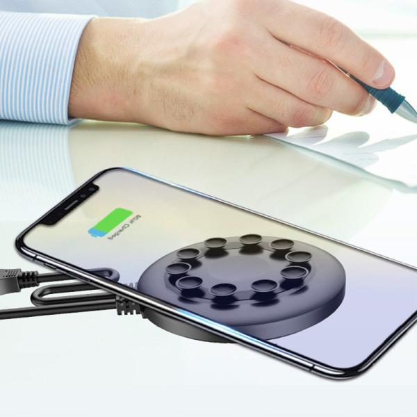 Qi 10W Suction Cup Wireless Charger Compatible With IPhone 12 13