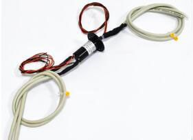 CAT5E Lead Wire With Ethernet Small Size Slip Ring For Oceanographic Survey System