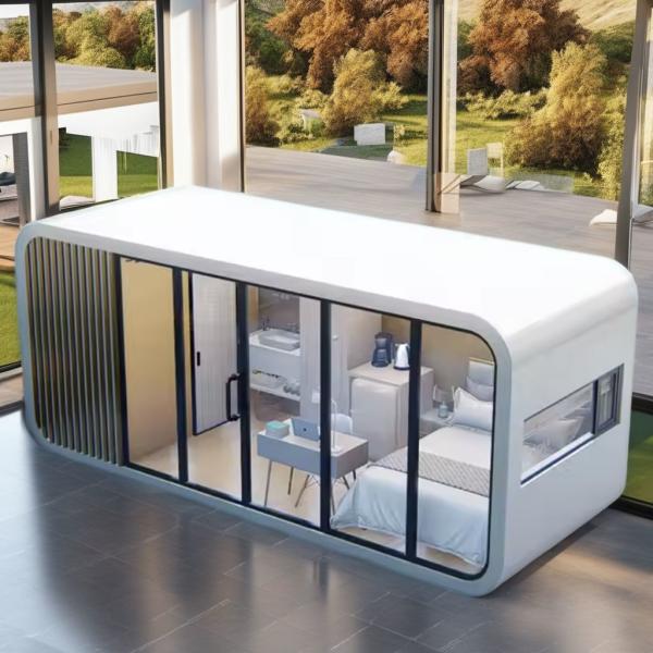 Eco Friendly Prefab Apple Office Pod Mobile Compact and space saving