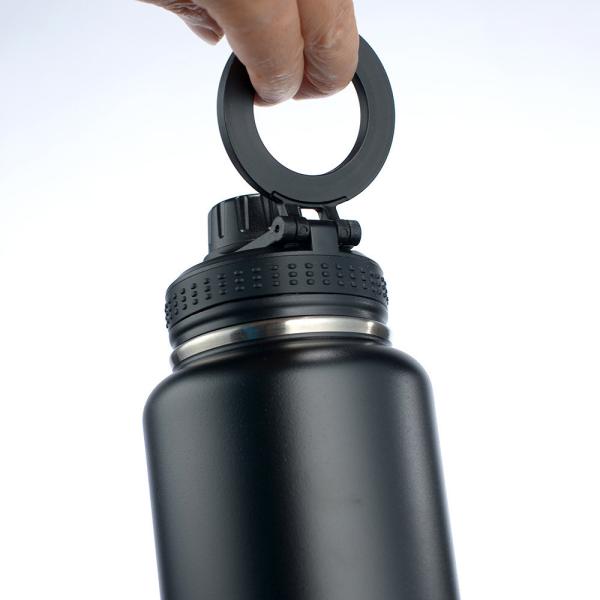 17 Oz Bouteille d'eau isolée pour enfants pour l'école avec un couvercle de tuyau imperméable et de mignons autocollants imperméables, thermos en acier inoxydable personnalisé Bouteille d'eau métallique pour filles et garçons