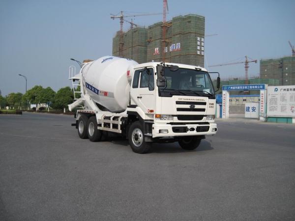 6x4 320HP 8 - 10cbm Small Concrete Mixer Trucks with Dongfeng Nissan Diesel