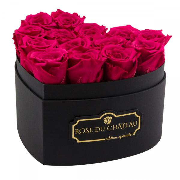 Caisses d'emballage en forme de coeur de papier biodégradables de cadeau du velours C2S