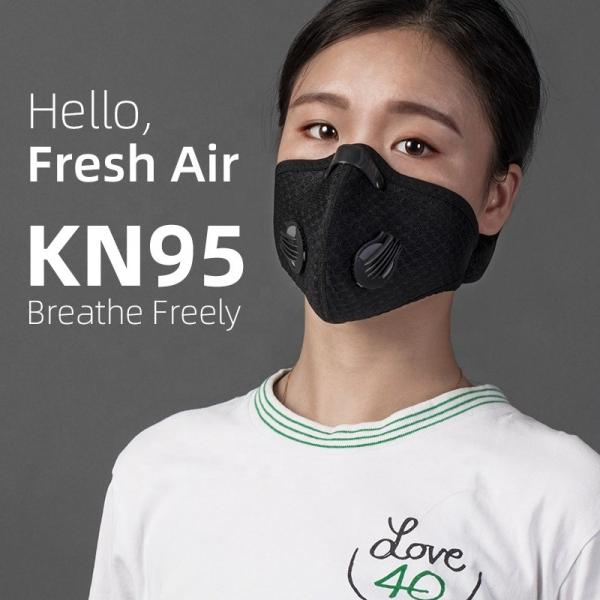 Daily Life PM2.5 Face Mask , Carbon Filter Dust Mask For Outdoor Sports