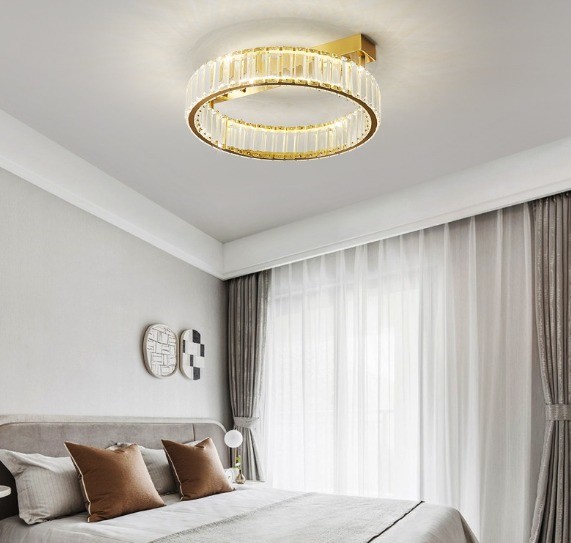 High Color Rendering Index Ra Crystal LED Ceiling Light for Middle Size Hotel