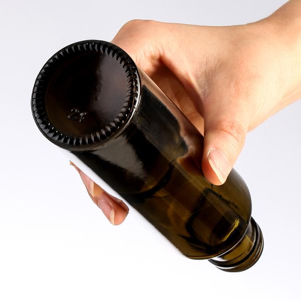 Glass Products Round Shape 750ml 1L100ml 250ml 500ml Olive Oil Bottle Clear Antique Green