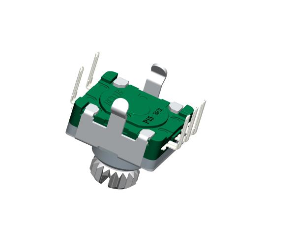 type mince de 11mm 15 encodeur par accroissement de Digital d'impulsion avec le commutateur de poussée de voyage de 0.5mm