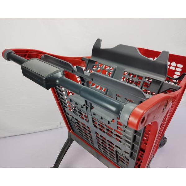 Легковес вагонетки корзины супермаркета пластиковый с пластиковым ODM OEM раздела