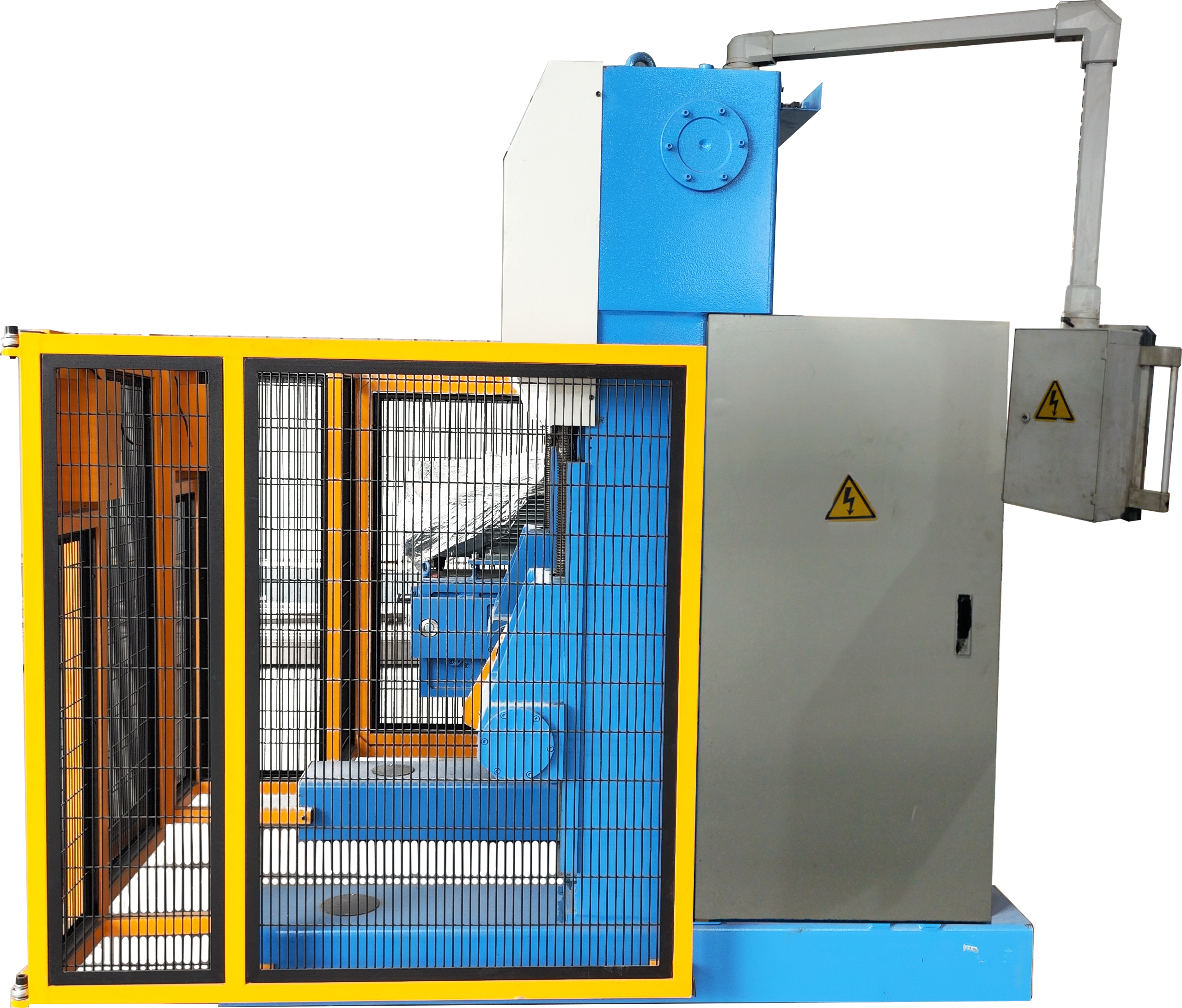 Gantry Type Traversing Take-up Machine with Automatic Cable Winding Shaft-less Reel Clamping and AC Variable Frequency Drive