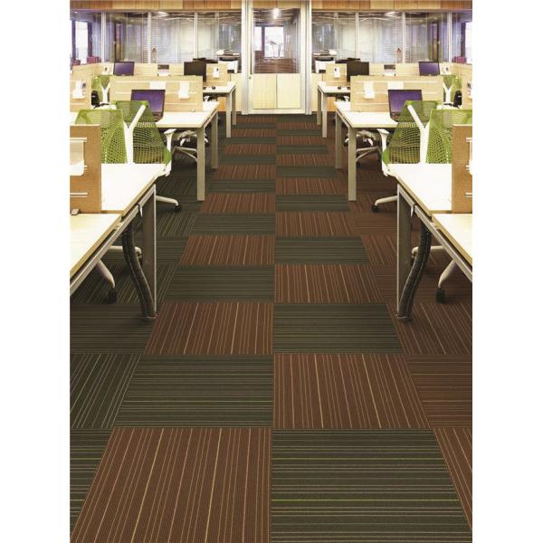 Commercial Office Carpet Tiles / Patterned Commercial Carpet For Meeting Room
