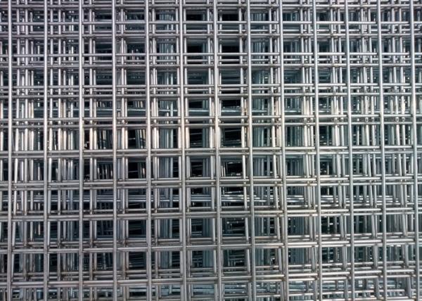 Stainless Steel Welded Wire Mesh Panel 1 X 1 12 Gauge Silver Color