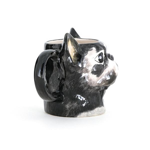 Самый продаваемый милый глиняный 3D черный собачий кувшин из керамики