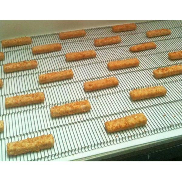 Bande de conveyeur d'Oven Stainless Steel Flat Flex de processus de tortilla