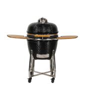 Ferro fundido 24 grades de Kamado do carvão vegetal da polegada com variação da temperatura de 200-700°F