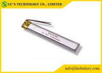 couleur rechargeable d'argent de la batterie LP331055 de polymère de lithium de 3.7v 120mah