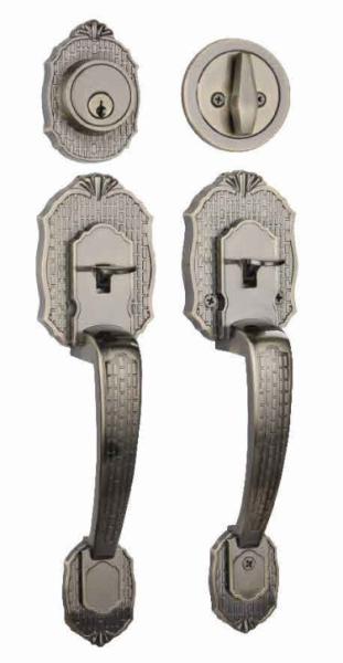 Zinc Alloy Door Handle Lock Set Easy Installation Schlage Entrance Door Sets