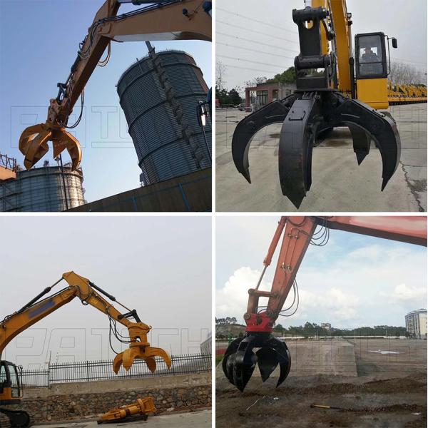 Long Term Supply Orange Peel Excavator Grapple Tools, Waste Handling Equipment