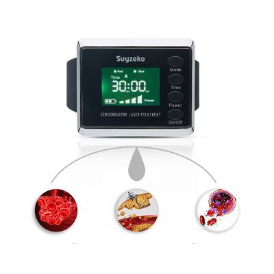 Diabetes Rhinitis Medical Laser Watch Pain Relief Physiotherapy Cold Laser Therapy Watch