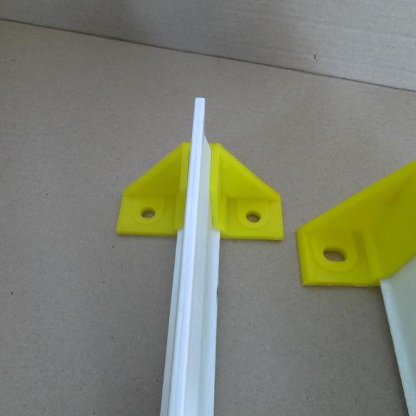 feixe e apoio brancos do vidro de fibra da cor para a venda plástica do assoalho no inda