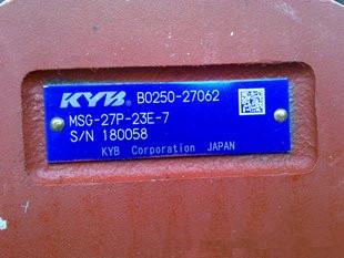 KYB MSG-27P-23E-7  swing motor slew reduction box/gearbox made in Japan