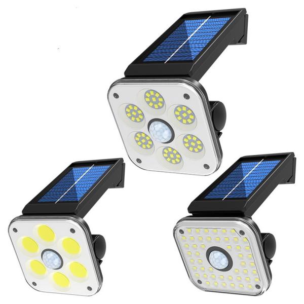 Solar Motion Sensor Wall Light, 54LED Led Solar Light Outdoors Waterproof Solar Power Garden Light