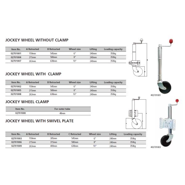 Резиновое сверхмощное жокейское колесо трейлера жокейское колесо 10 дюймов раздувное