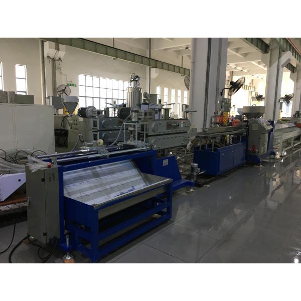 PVC IC Packing Tube / Plastic Profile Extrusion Machine , IC Tubing Extrusion Line