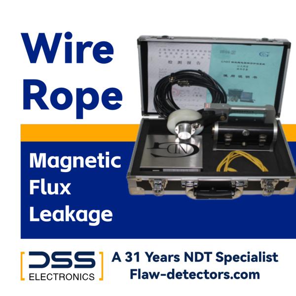 Portable Wire Rope Flaw Detectors - Magnetic Flux Leakage Detection