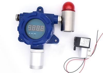 Tipo fixo alarme de gás do F2 do flúor do detector de gás tóxico e cor azul do relé