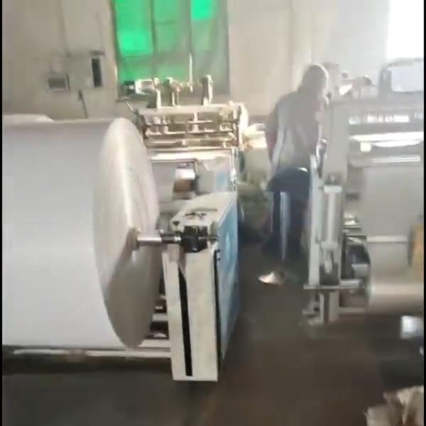 Woven Bags Used Hot And Cold In One Cut Sleeve Seam Printing Machine 1.5kW