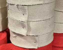 isolation thermique 100mm de bande d'isolation de tissu en verre de 2.0mm 550 degrés