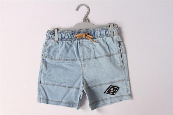 Light Blue Junior Kids Denim Shorts 95% Cotton 5% Spandex