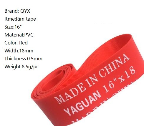 High Pressure Nylon PVC Material Rim Tape 12/14/16/20/22/24