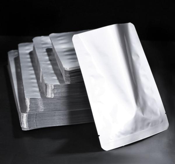 Metalized Mylar Food Storage Pouch Sliver Heat Seal Pouches Light Resistant