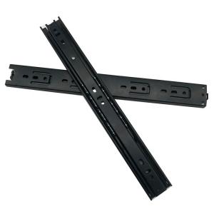 3 Fold Furniture Hardware Replacement Parts 10Inch Drawer Slides 0.7mm Thickness