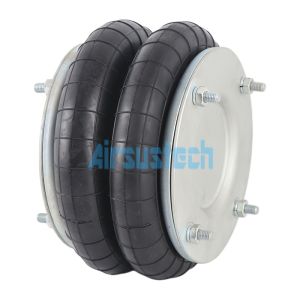 Buy AIRSUSTECH 2B10X2T Air Spring Refer Firestone W01-R58-4058 with 4-M10 Studs