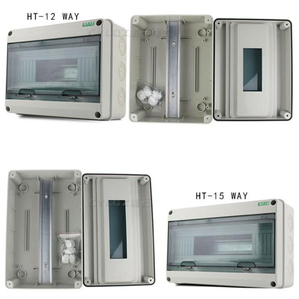 HT-5 8 12 15 18 24 Way Electrical Enclosure Distribution Plastic Switch Box IP65 Waterproof